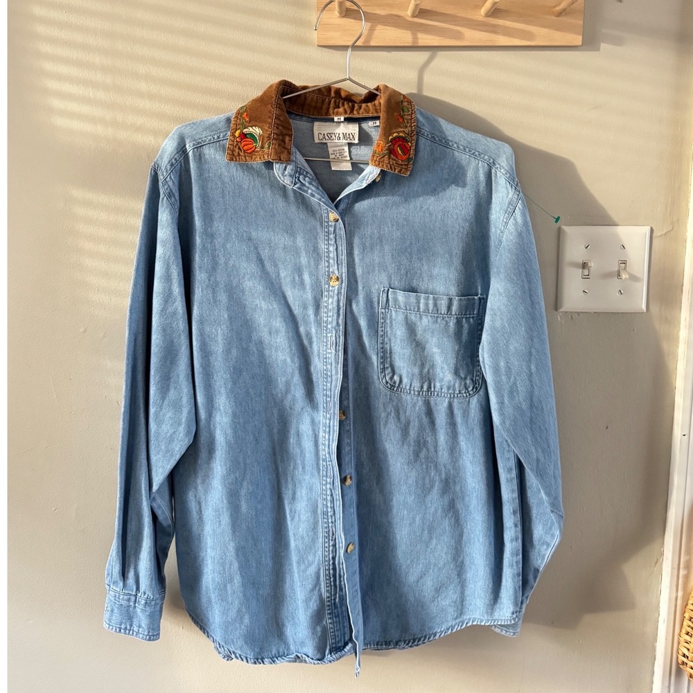 Casey & Max vintage denim top